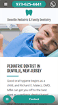 Mobile Screenshot of pediatricdentistrydenville.com
